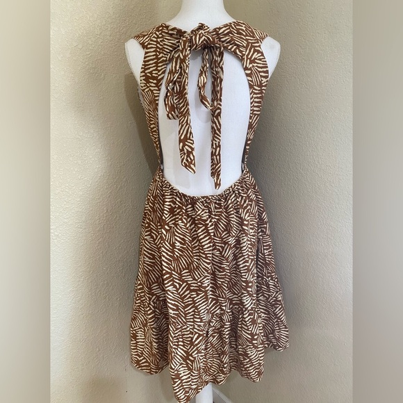 House of Harlow 1960 Printed Linen Blend Mini Dress - Picture 7 of 9